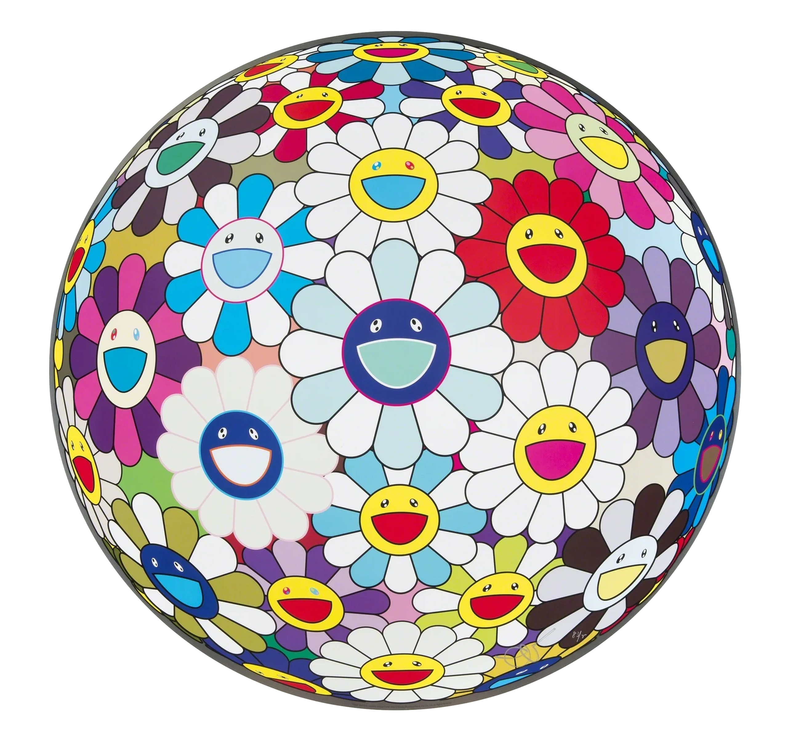 takashi-murakami-flowerball-Flowerball 3D-sequoia-sempervirens-2013